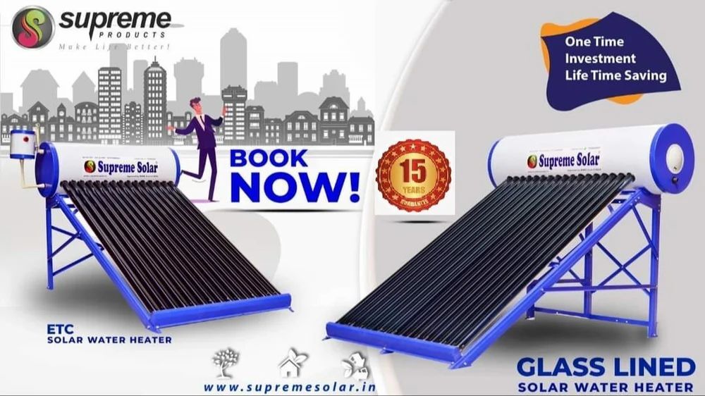 solar water heater for homes in bangolre
